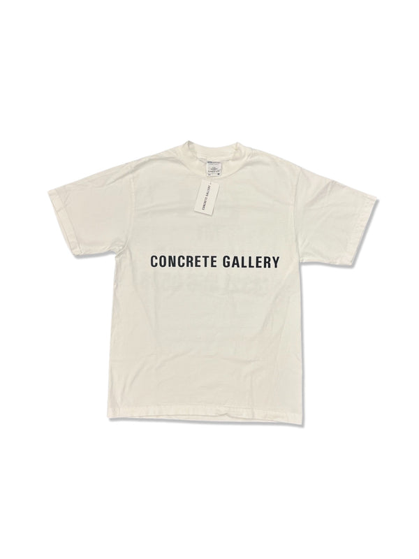 Concrete Gallery Call My Contractor Tee White