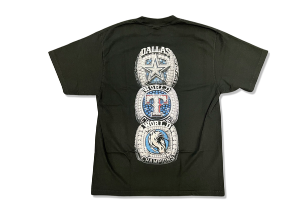 Texas Rings T-Shirt (Black)