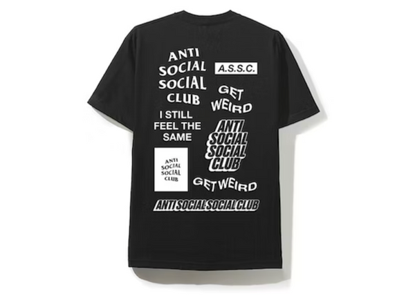 Anti Social Social Club Get Weird Logo T-Shirt (Black)