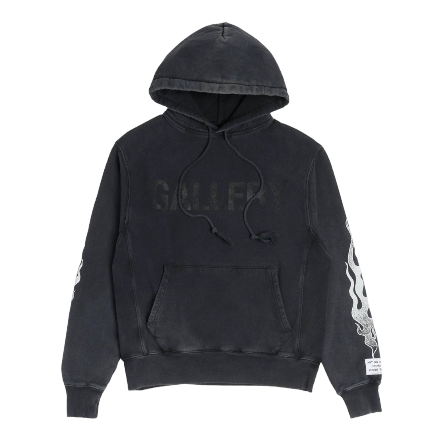 Gallery Dept. Flames Hoodie Black