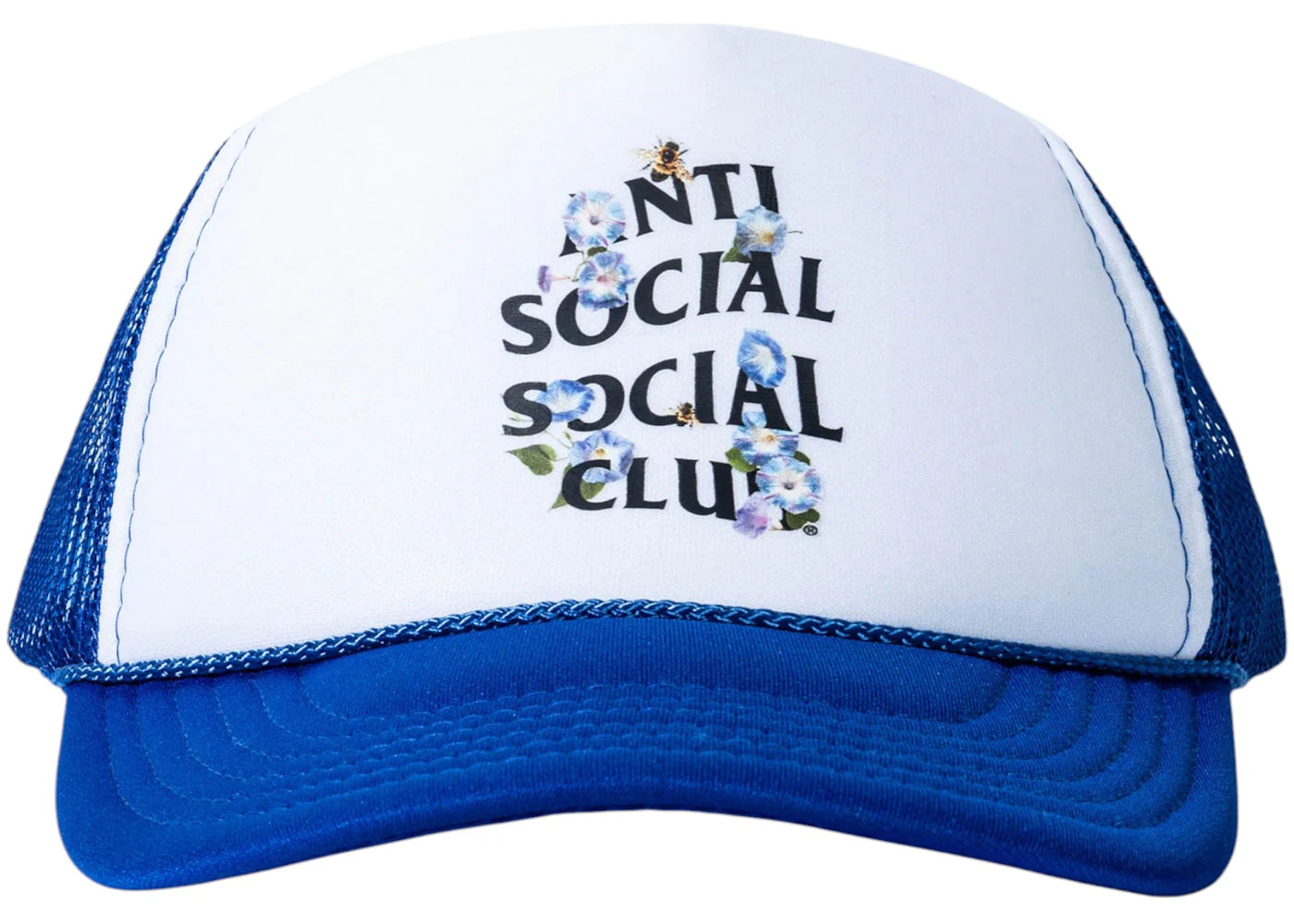 Anti Social Social Club Apis Mellifera Cap White/Blue