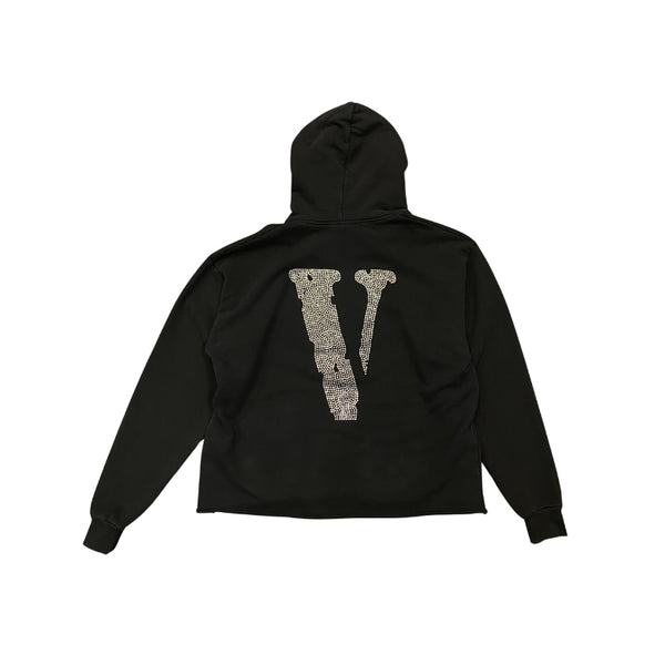 Vlone x Swavorski Rhinestone Hoodlie Black