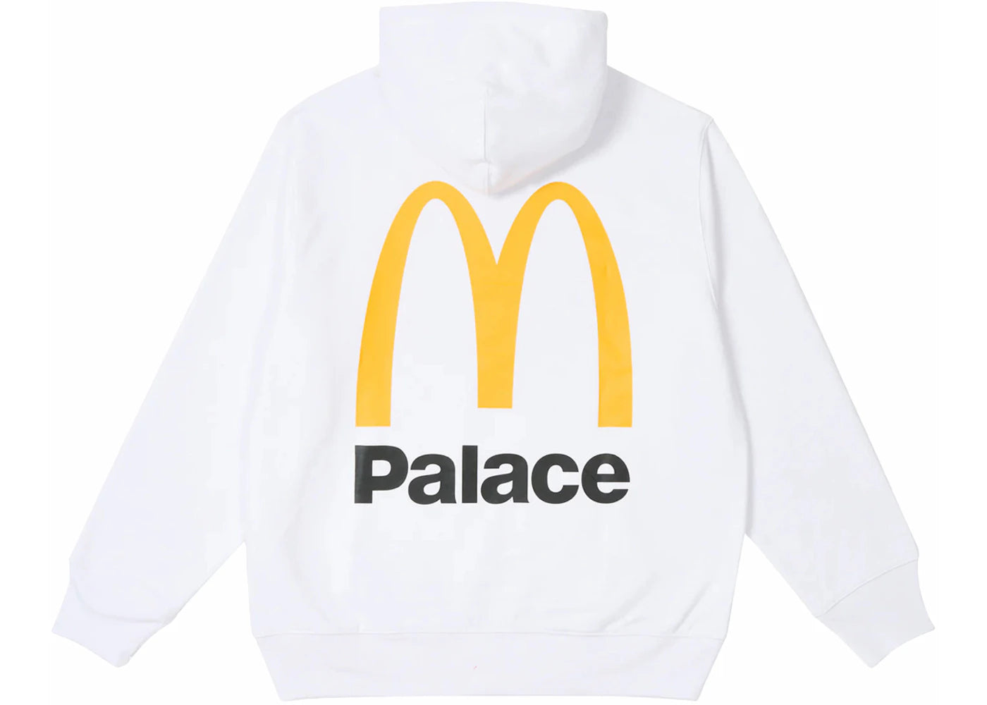 Palace x McDonald's Logo Hood White