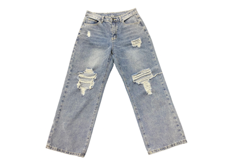 Wmns Denim Ripped Jeans