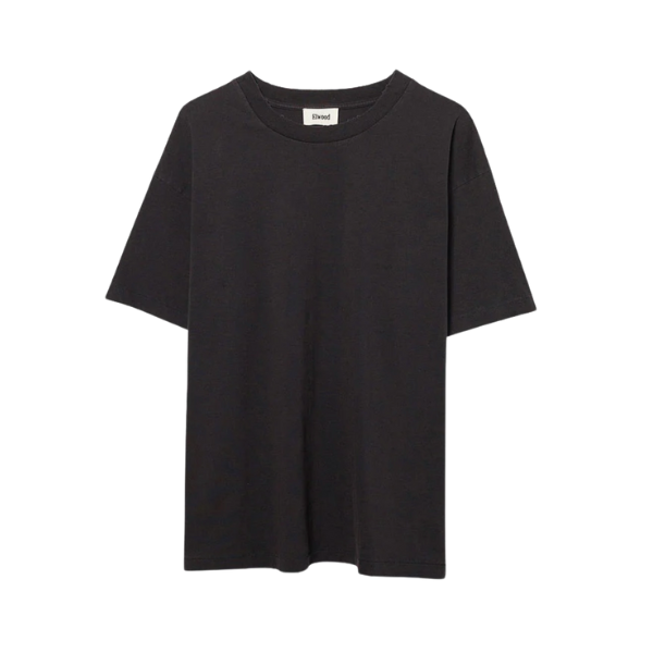 Elwood Oversized Core Tee Vintage Black