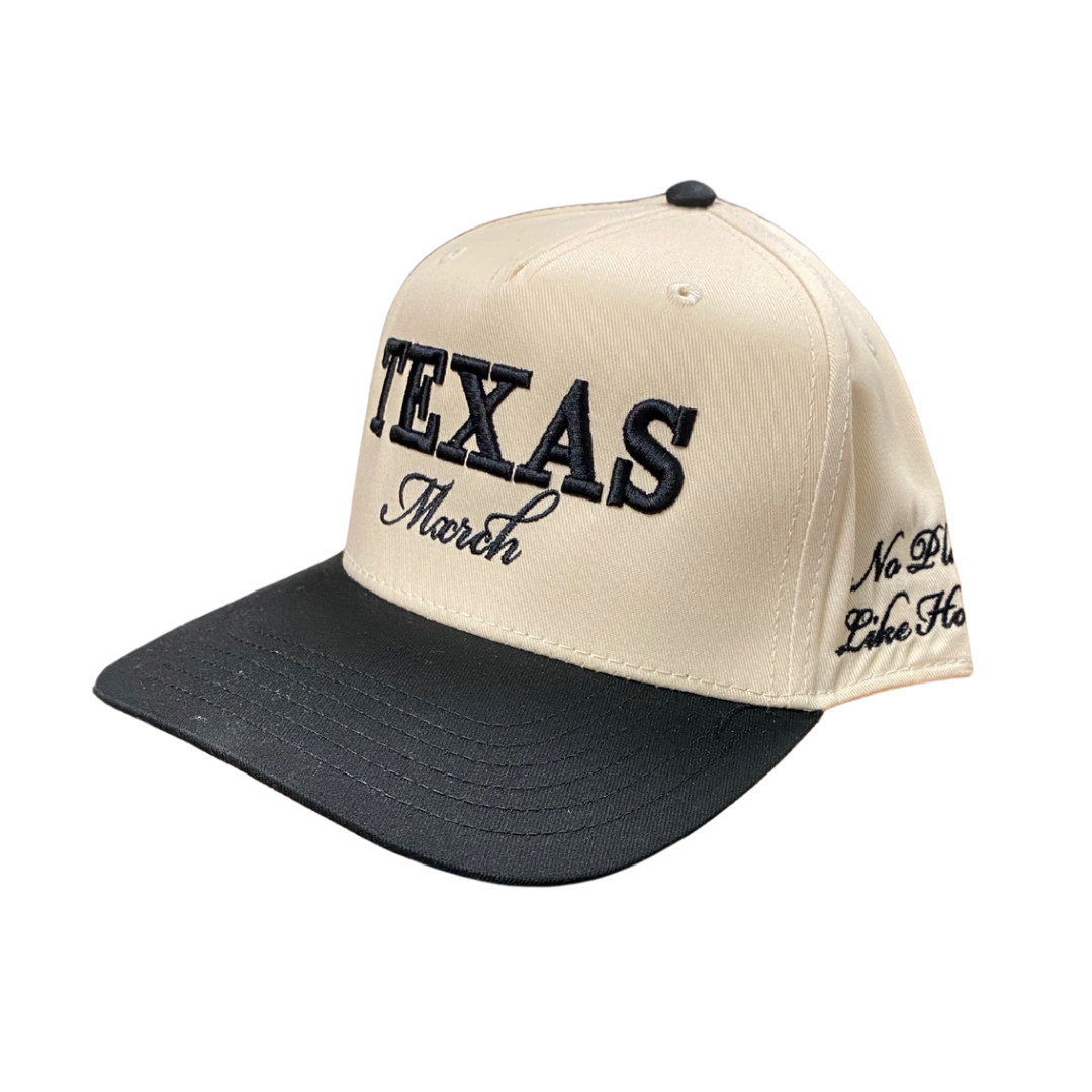 Texas Mxrch No Place Like Home Hat Cream/Black