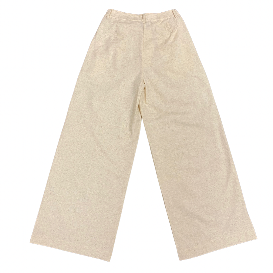 Jamie Linen Trouser Beige