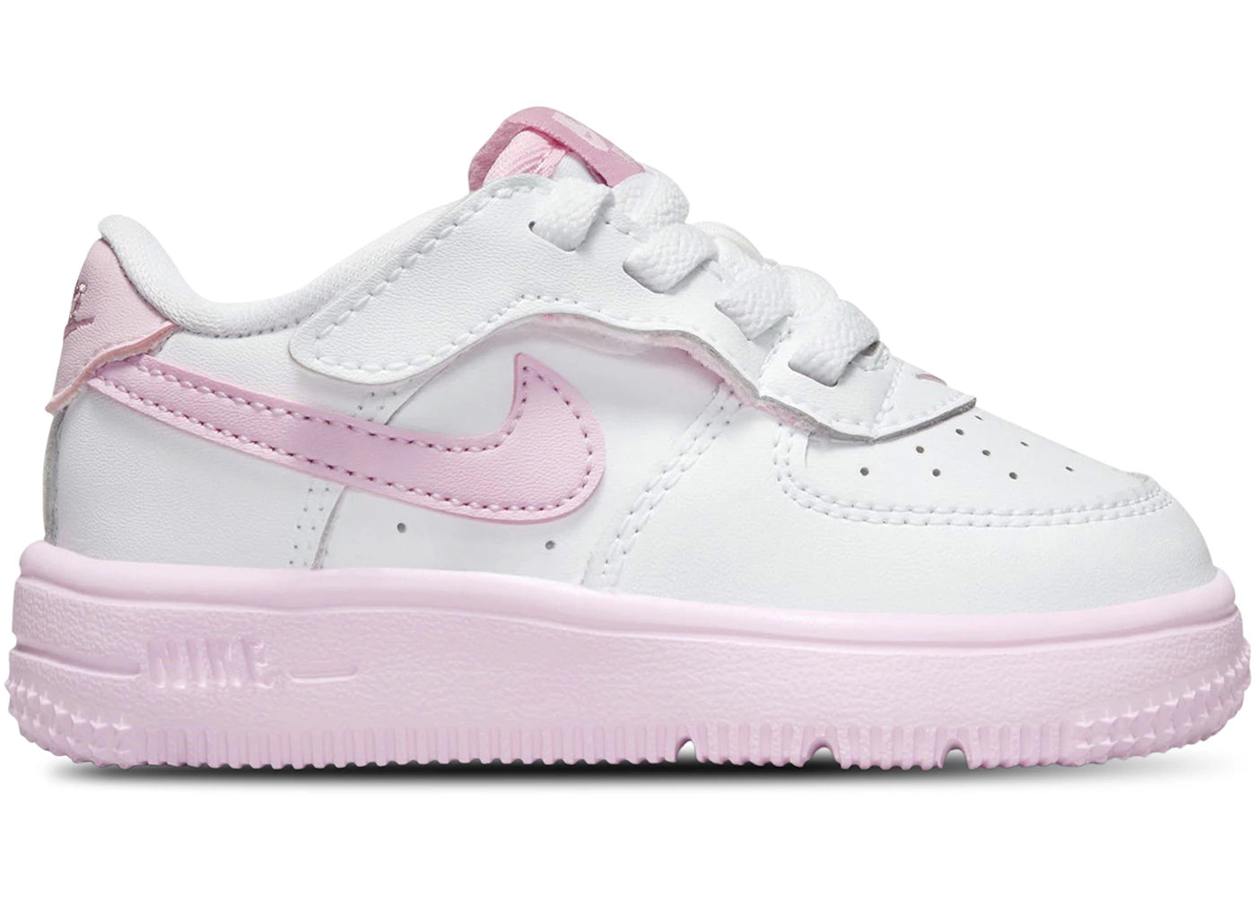 Nike Force 1 Low EasyOn White Pink Foam (TD)