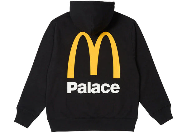 Palace x McDonald's Logo Hood Black