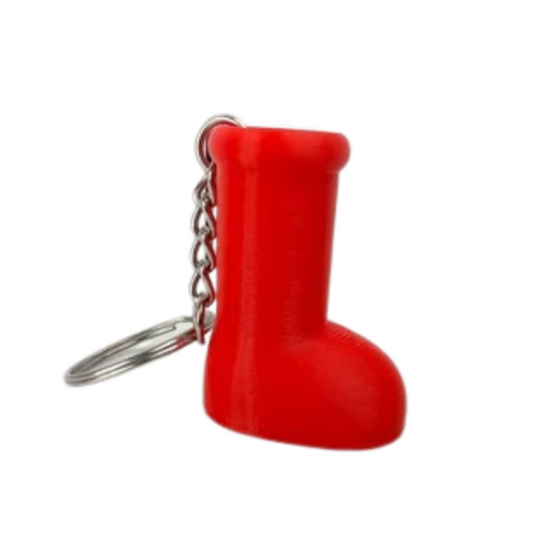 Big Red Boot Keychain