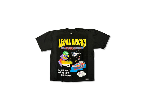 Texas Mxrch Legal Bricks Summer Tee Black