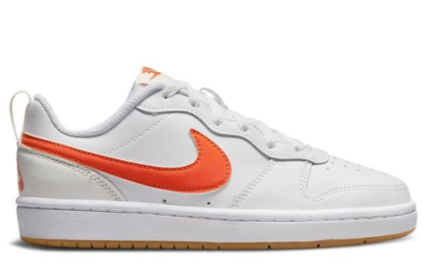 Nike Court Borough Low 2 White Orange (GS)