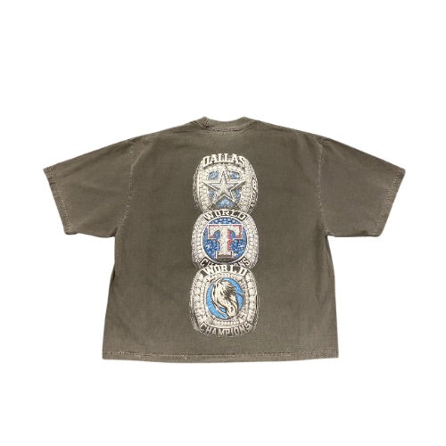 Texas Mxrch Rings Tee Charcoal