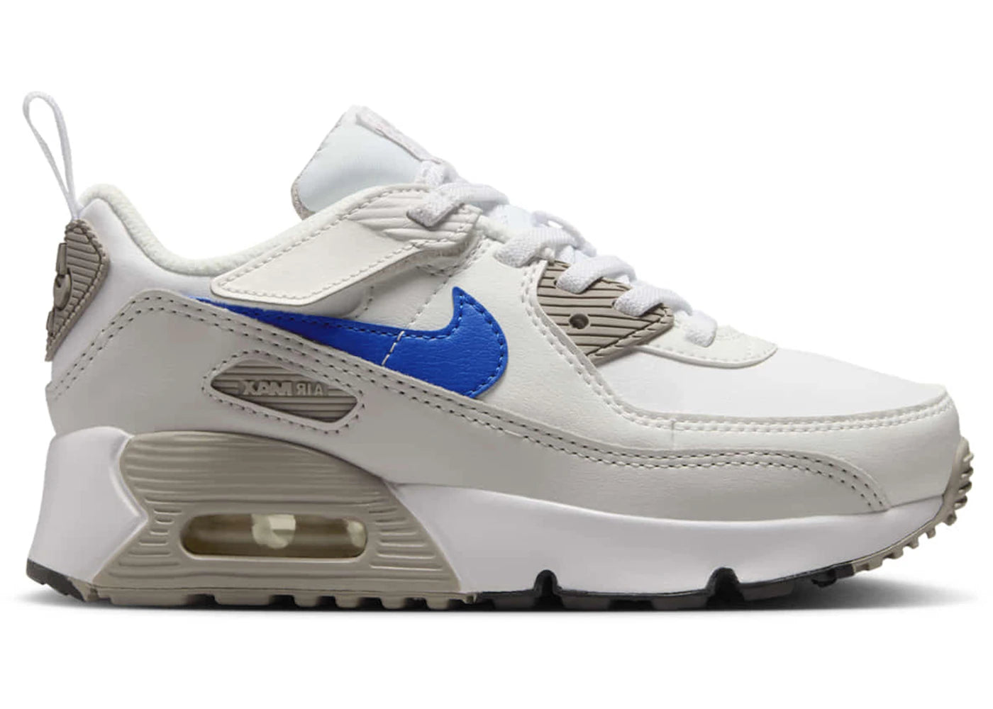 Nike Air Max 90 EasyOn White College Grey Summit White Racer Blue (PS)