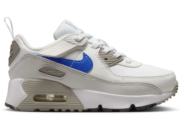 Nike Air Max 90 EasyOn White College Grey Summit White Racer Blue (PS)