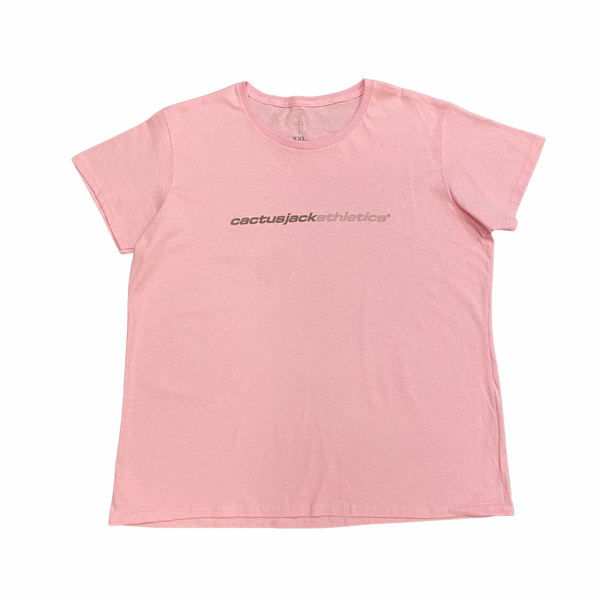 Cactus Jack Women's Athletics Pink Tee