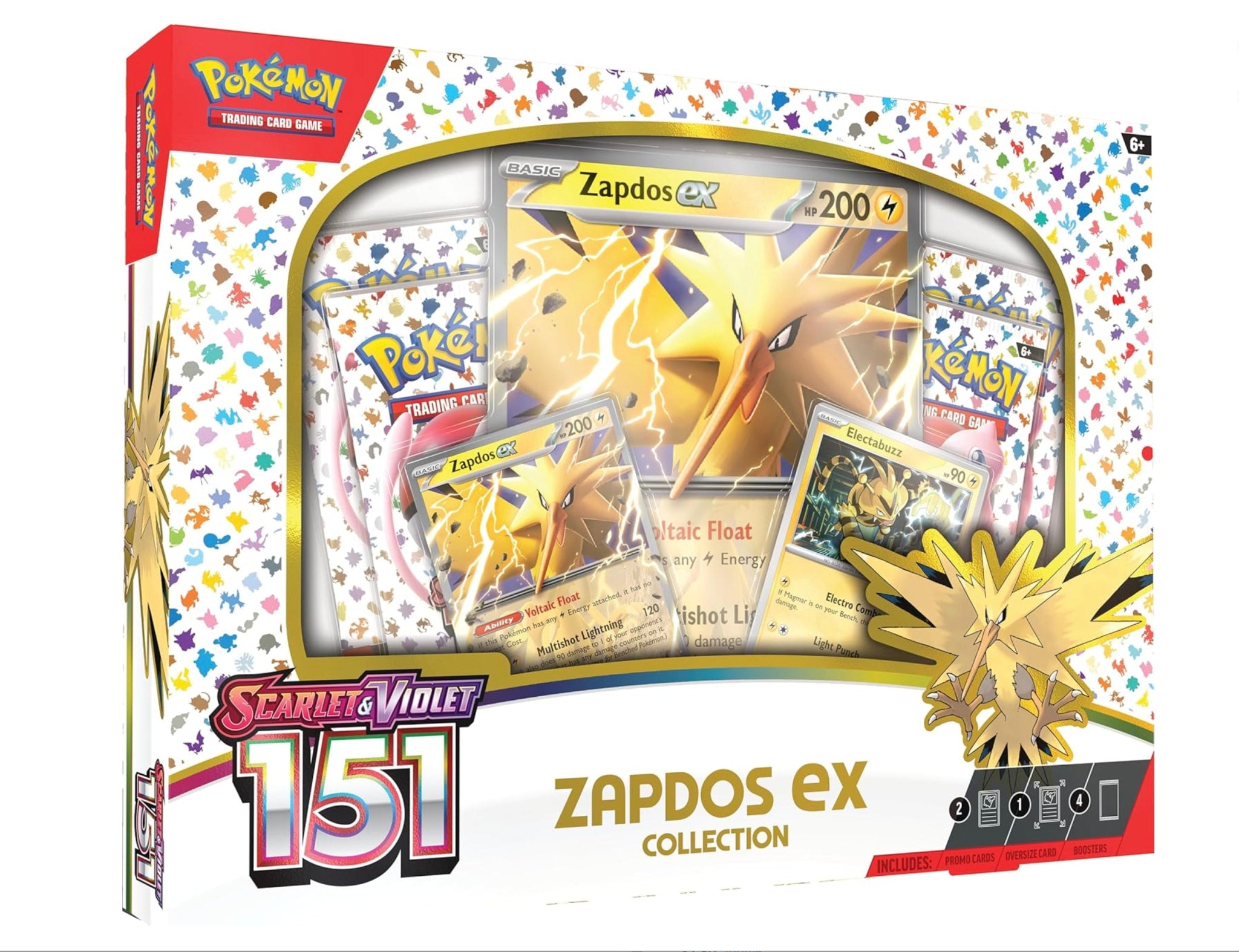 Pokémon TCG Scarlet & Violet 151 Zapdos ex Single